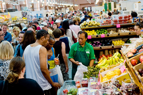 Opening weekend at Eastern Market. Photo by Jeff.